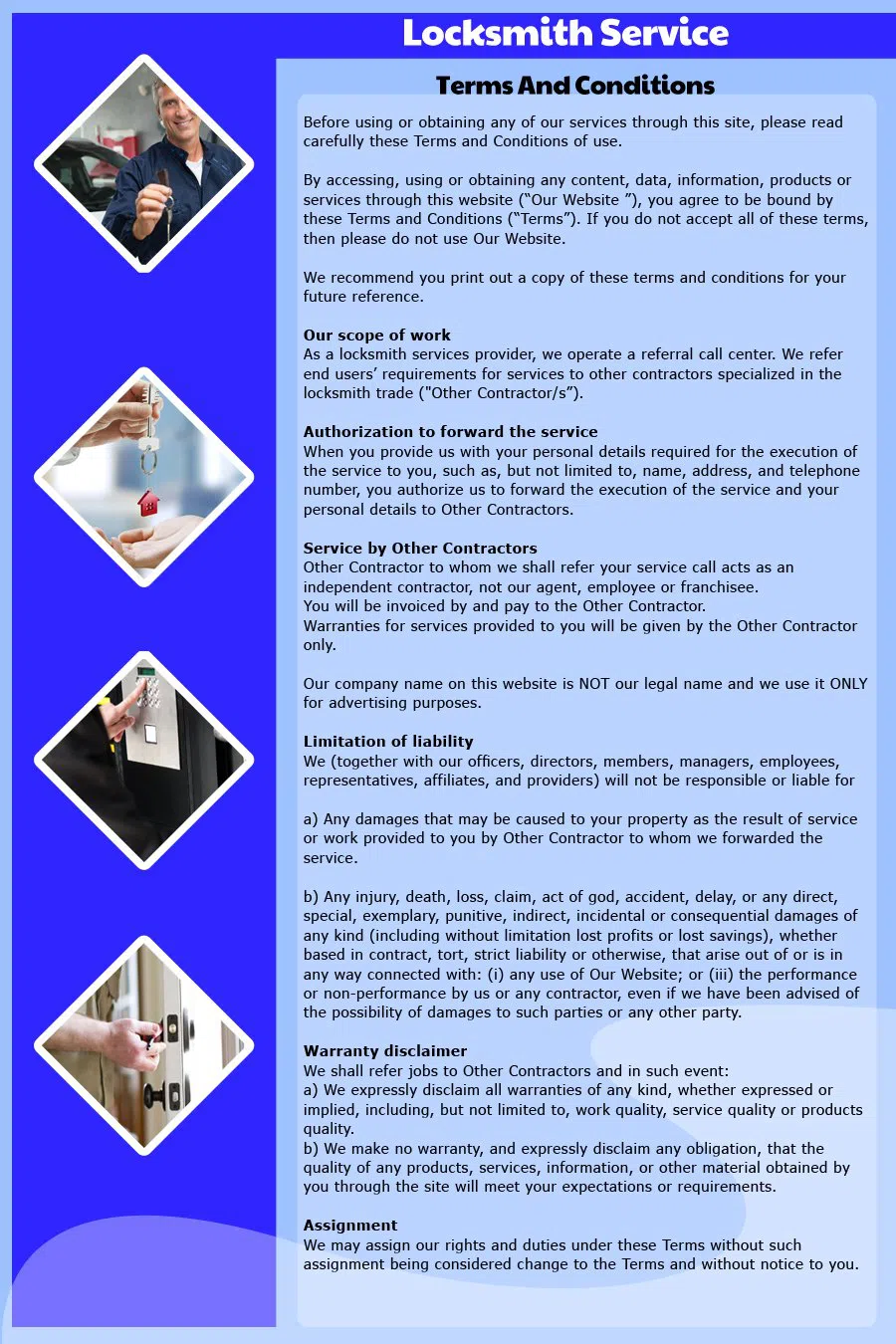 Emergency Locksmith Chula Vista Chula Vista, CA 619-210-0293 - TermsAndCondition-15